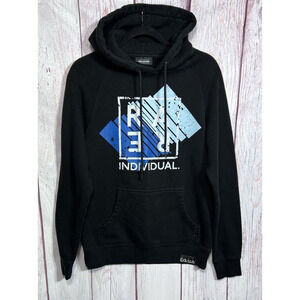 Pink Dolphin RARE Individual Men’s Black Blue Hoodie Street Wear Size Small